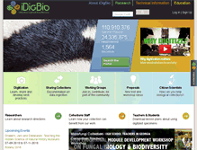 Tablet Screenshot of idigbio.org